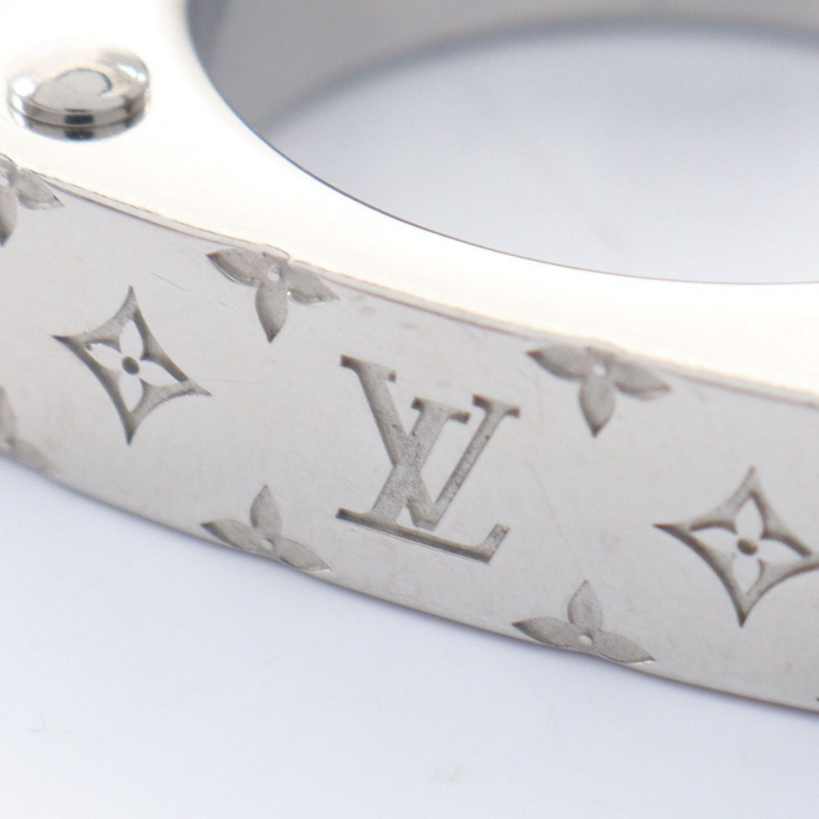 Louis Vuitton Ring Monogram Gold Stainless Steel — view 4