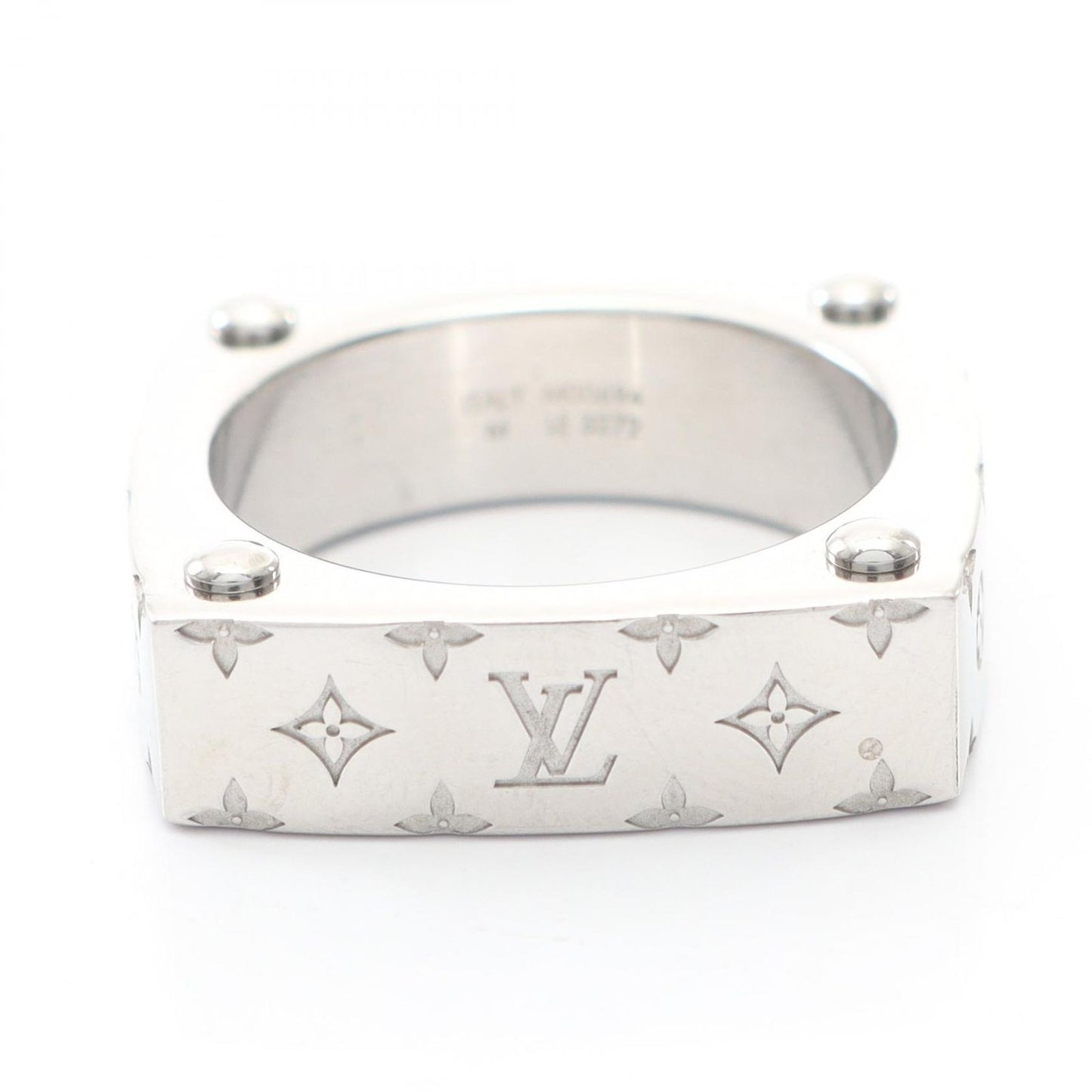 Louis Vuitton Ring Monogram Gold Stainless Steel