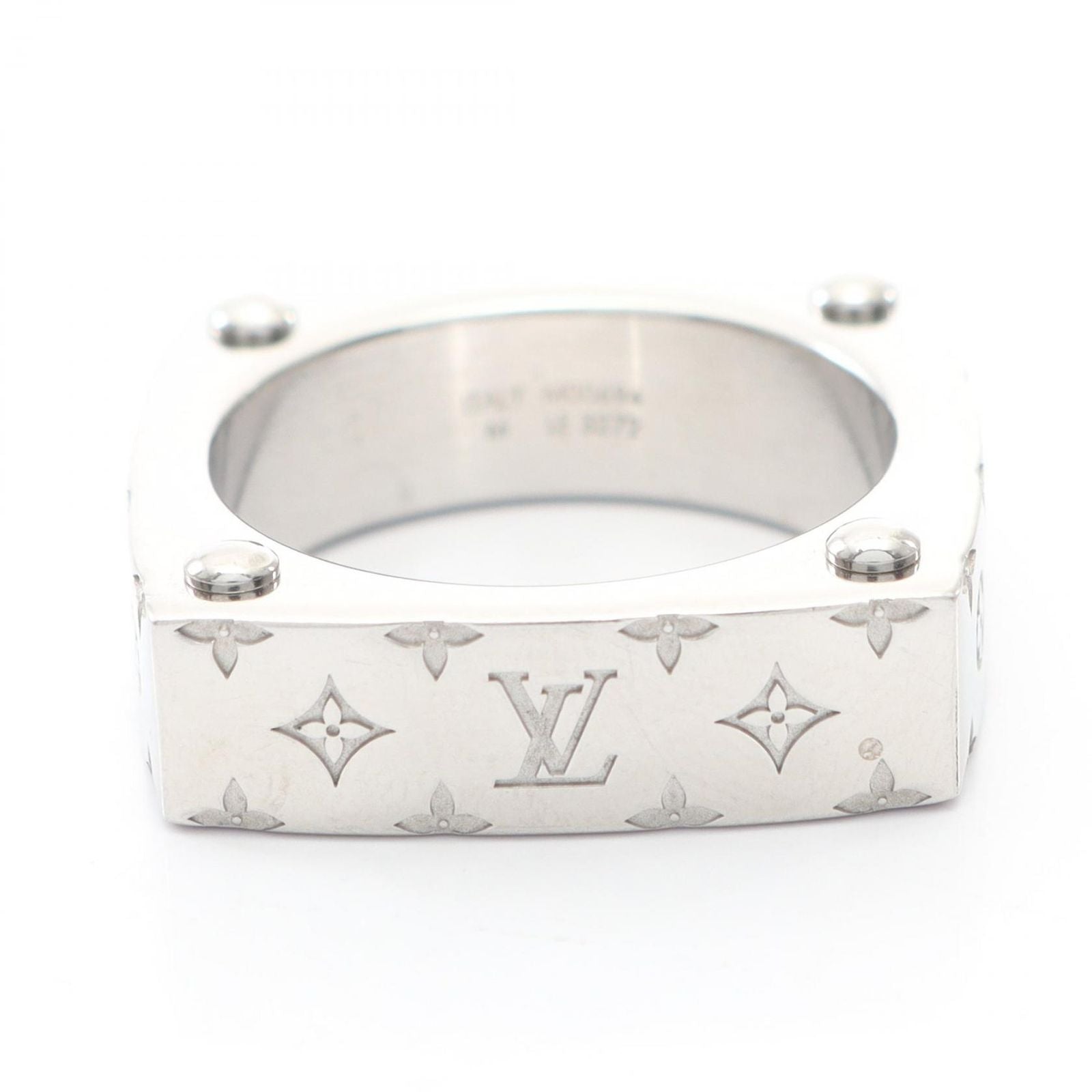 Louis Vuitton Ring Monogram Gold Stainless Steel