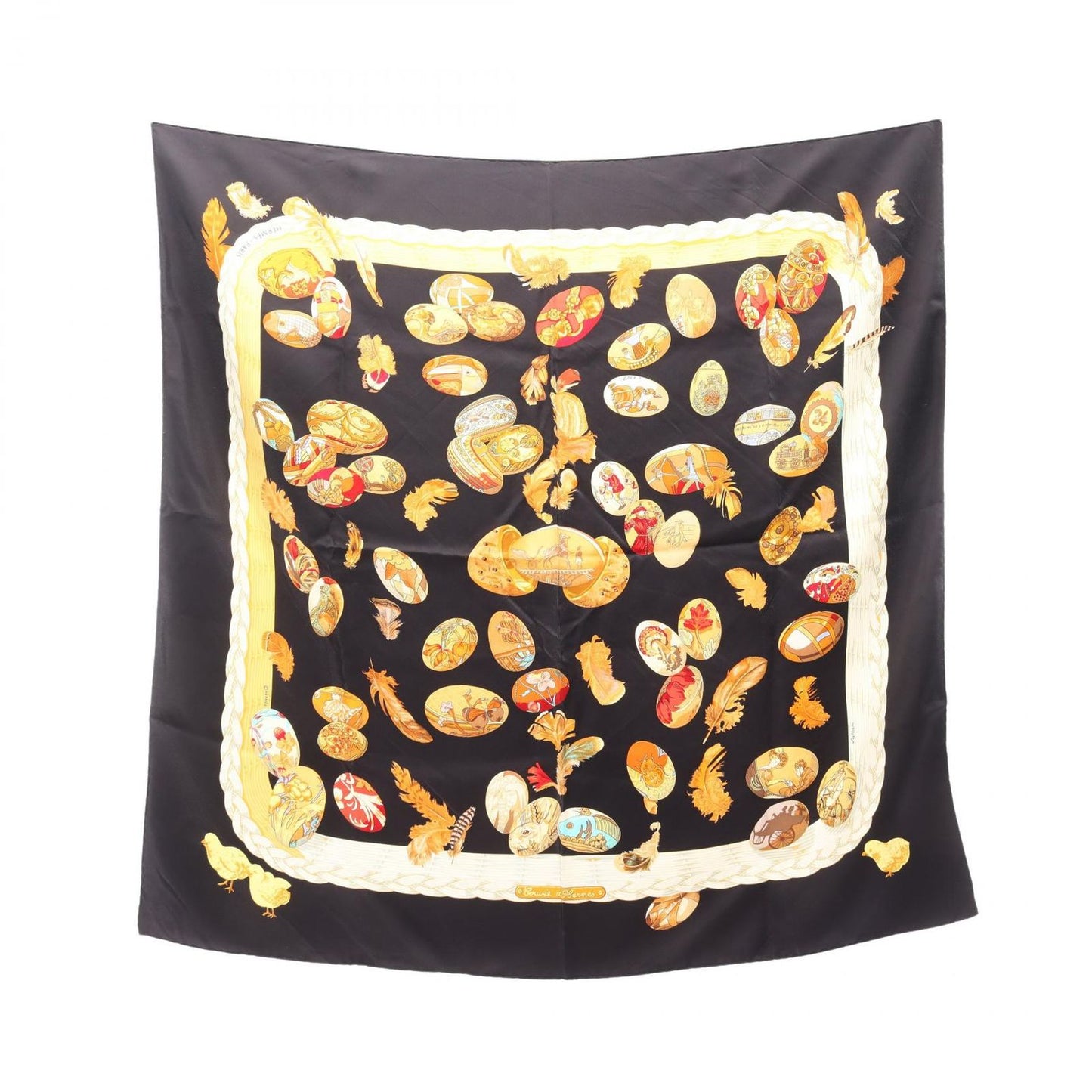 Hermes Scarf Carre 90 Couvee D'hermes Silk