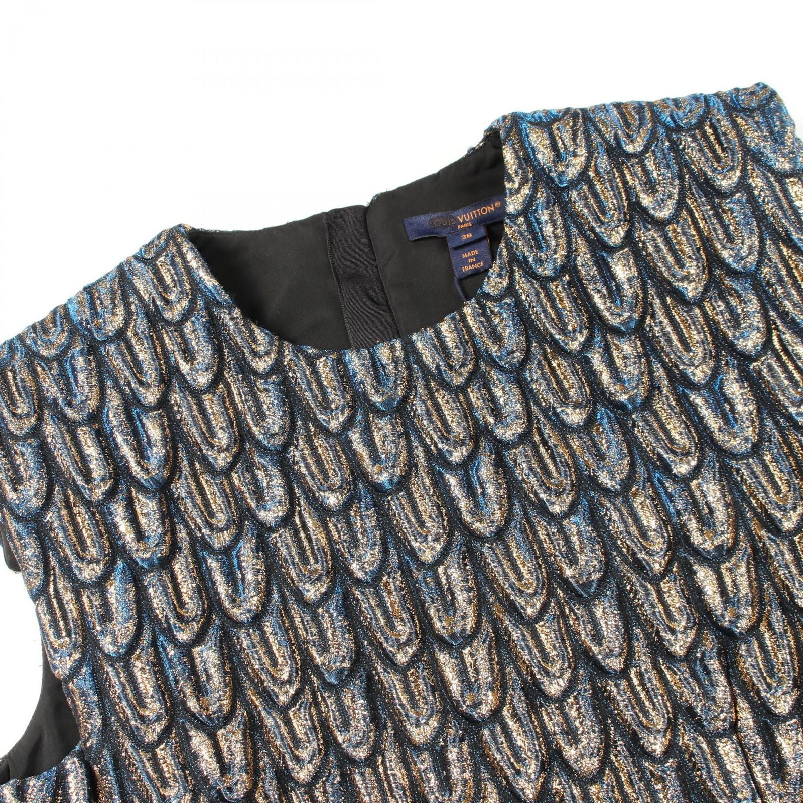 Louis Vuitton Dress Sleeveless Wool — view 6