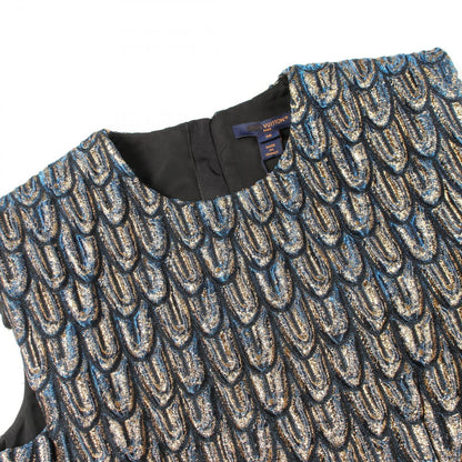 Louis Vuitton Dress Sleeveless Wool — view 6