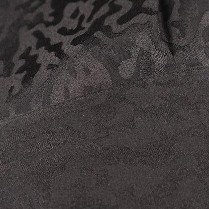 Saint Laurent Paris Leopard All Over Pattern Long Sleeve Silk Shirt — view 8