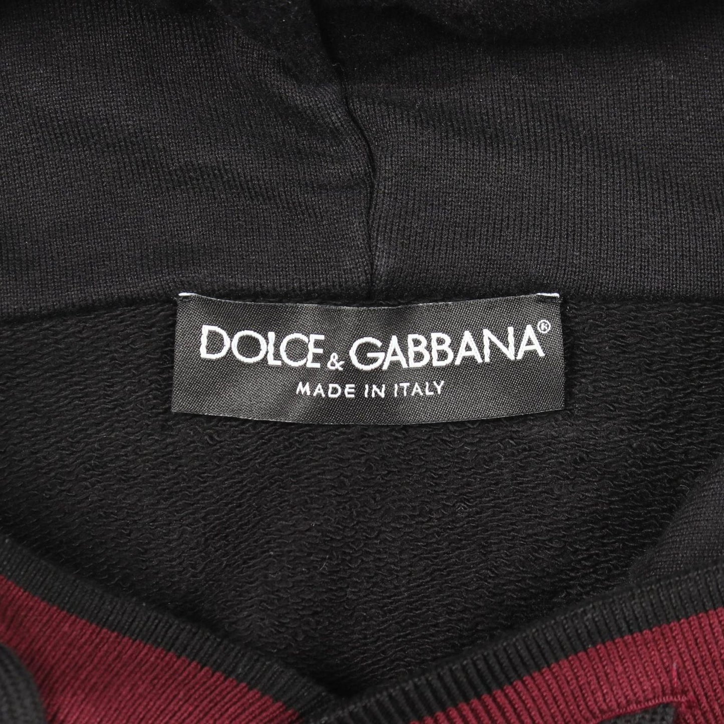 Dolce & Gabbana Hoodie Rose Patch Cotton — view 3