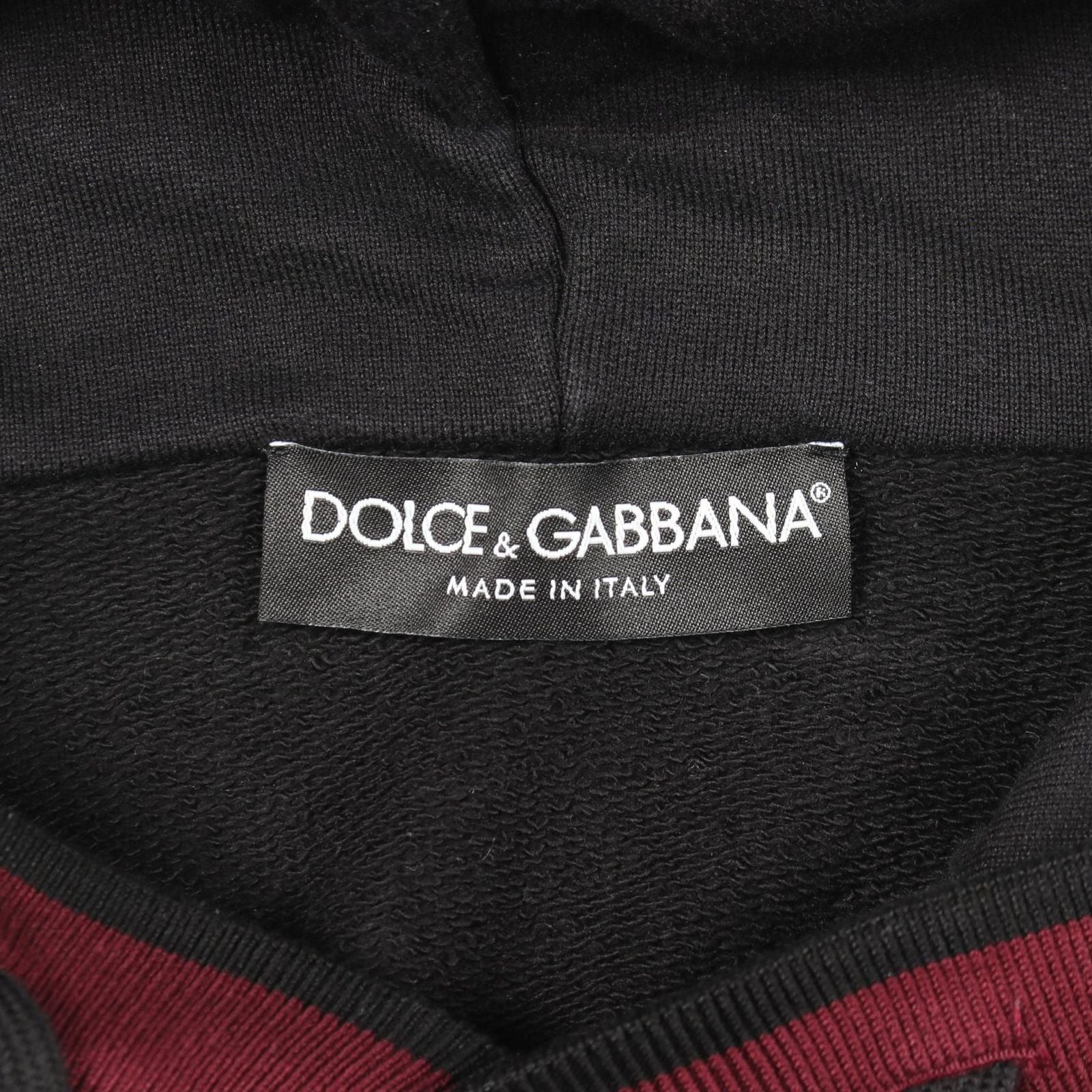 Dolce & Gabbana Hoodie Rose Patch Cotton — view 3