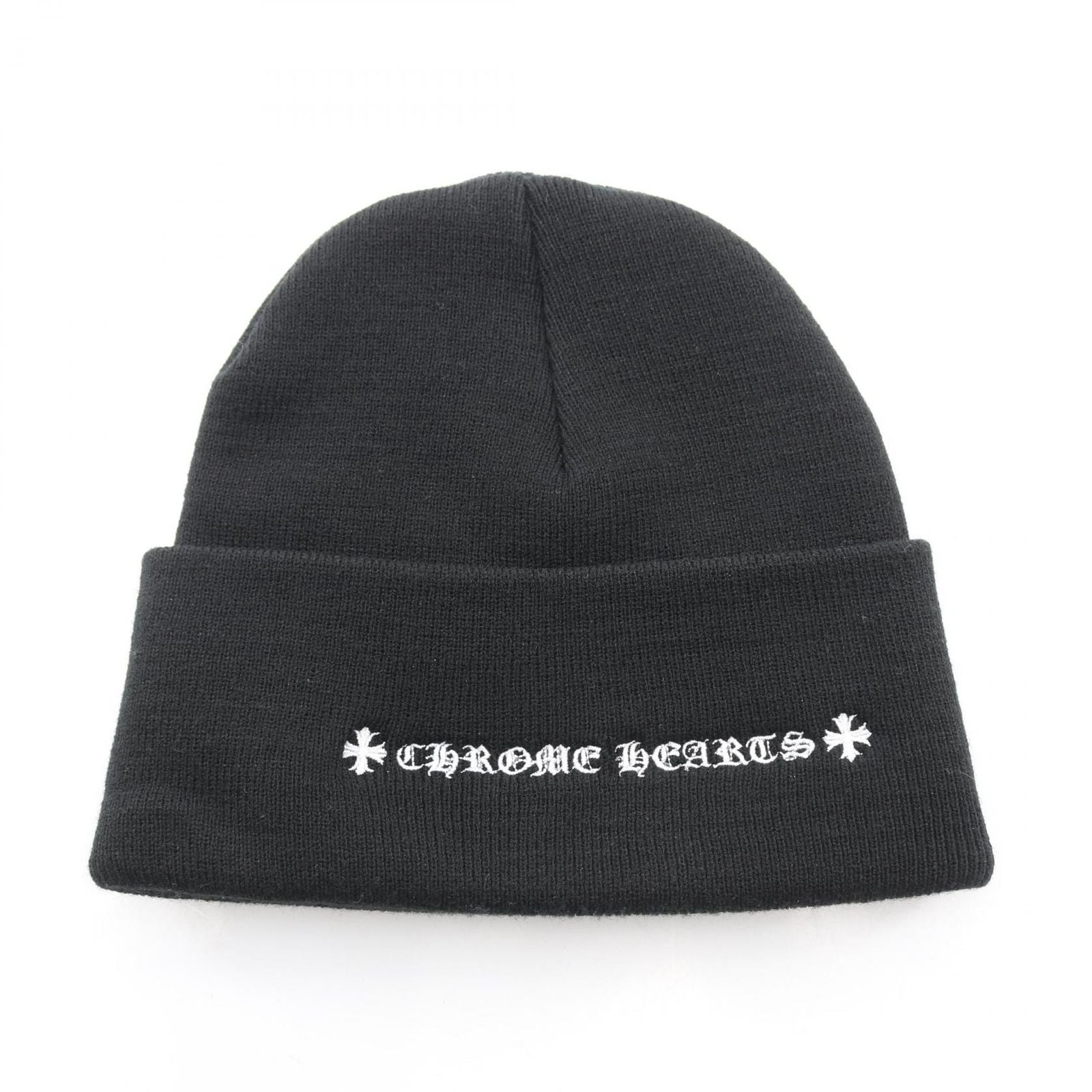 Chrome Hearts Knit Cap CH Logo Embroidery Cap Hat — view 2