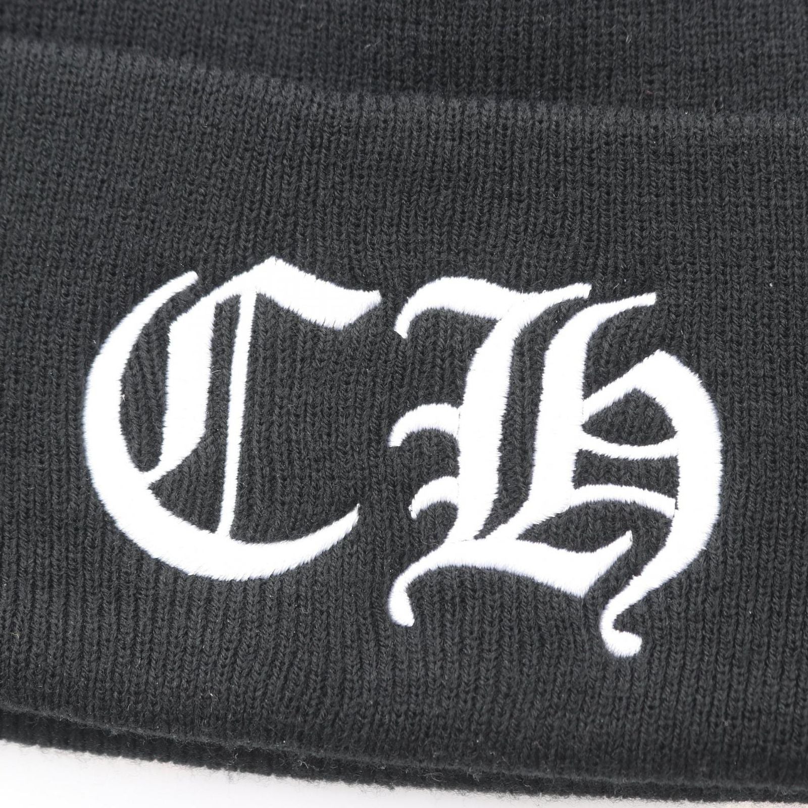 Chrome Hearts Knit Cap CH Logo Embroidery Cap Hat — view 9