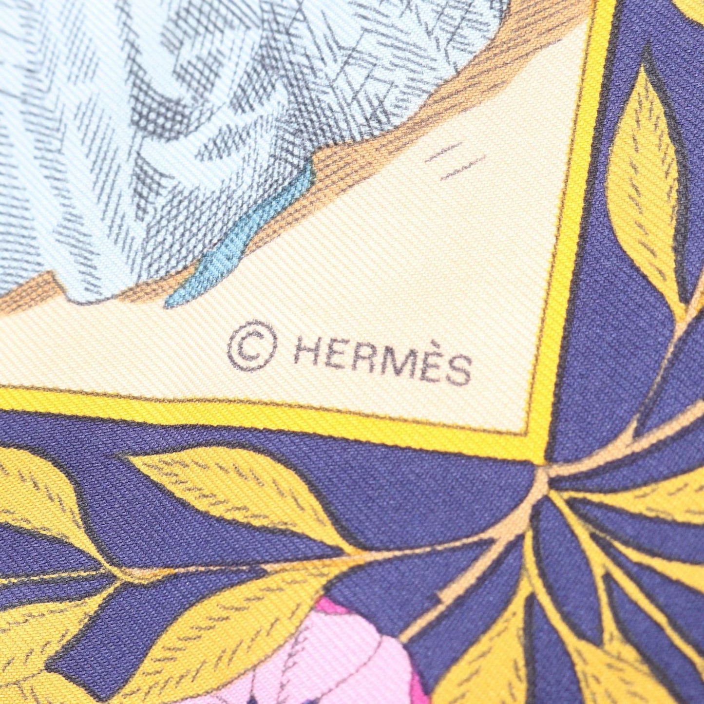Hermes Scarf Carre 90 Costumes Civils Actuels Silk — view 2
