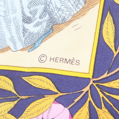 Hermes Scarf Carre 90 Costumes Civils Actuels Silk — view 2