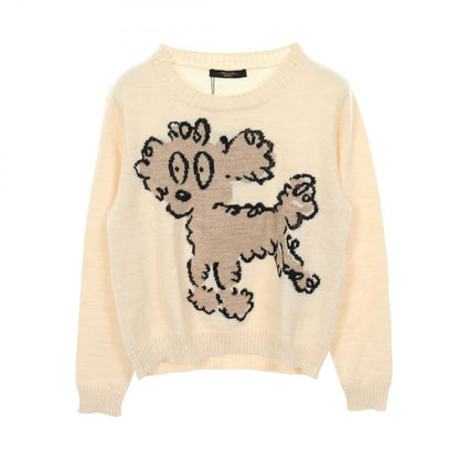 Max Mara Weekend Week End Knit Odessa Crew Neck Ivory Sweater