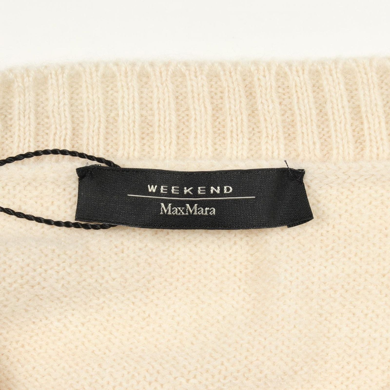 Max Mara Weekend Week End Knit Odessa Crew Neck Ivory Sweater — view 3