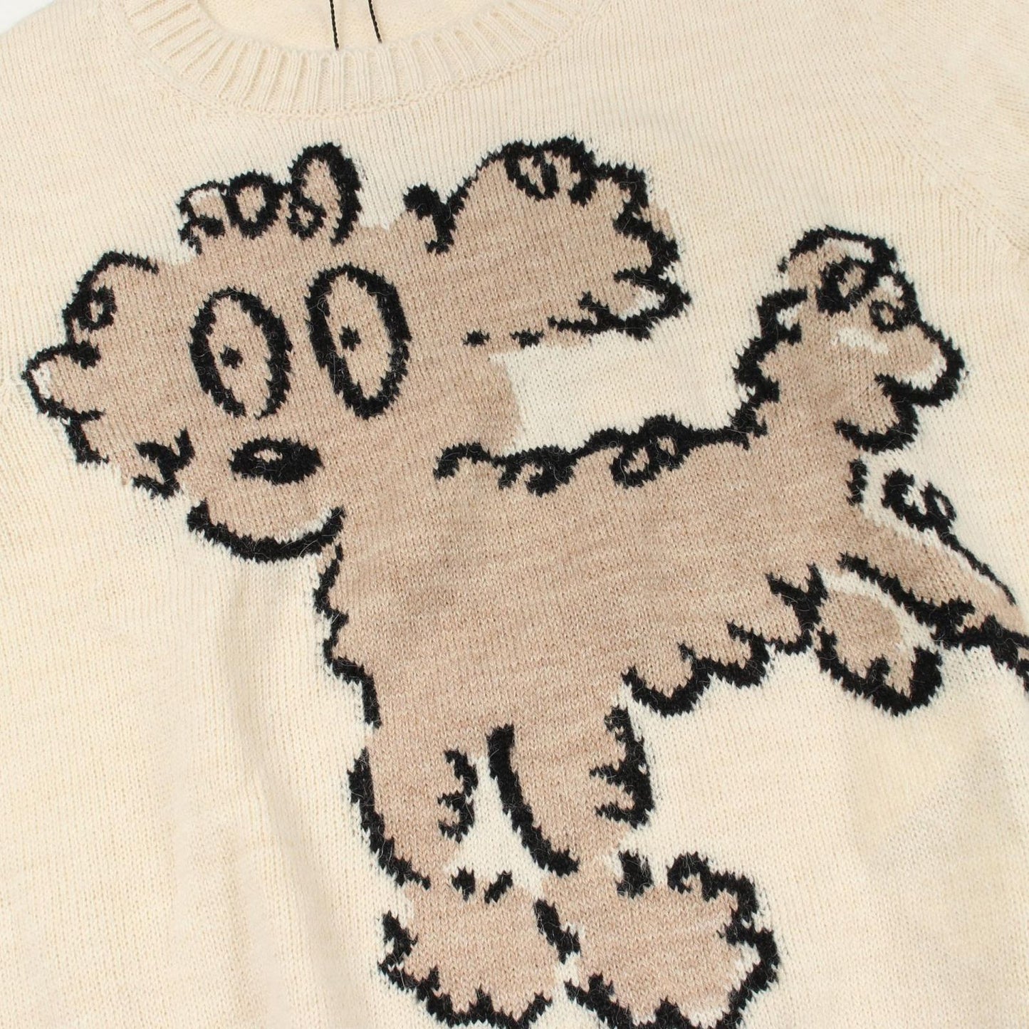 Max Mara Weekend Week End Knit Odessa Crew Neck Ivory Sweater — view 5