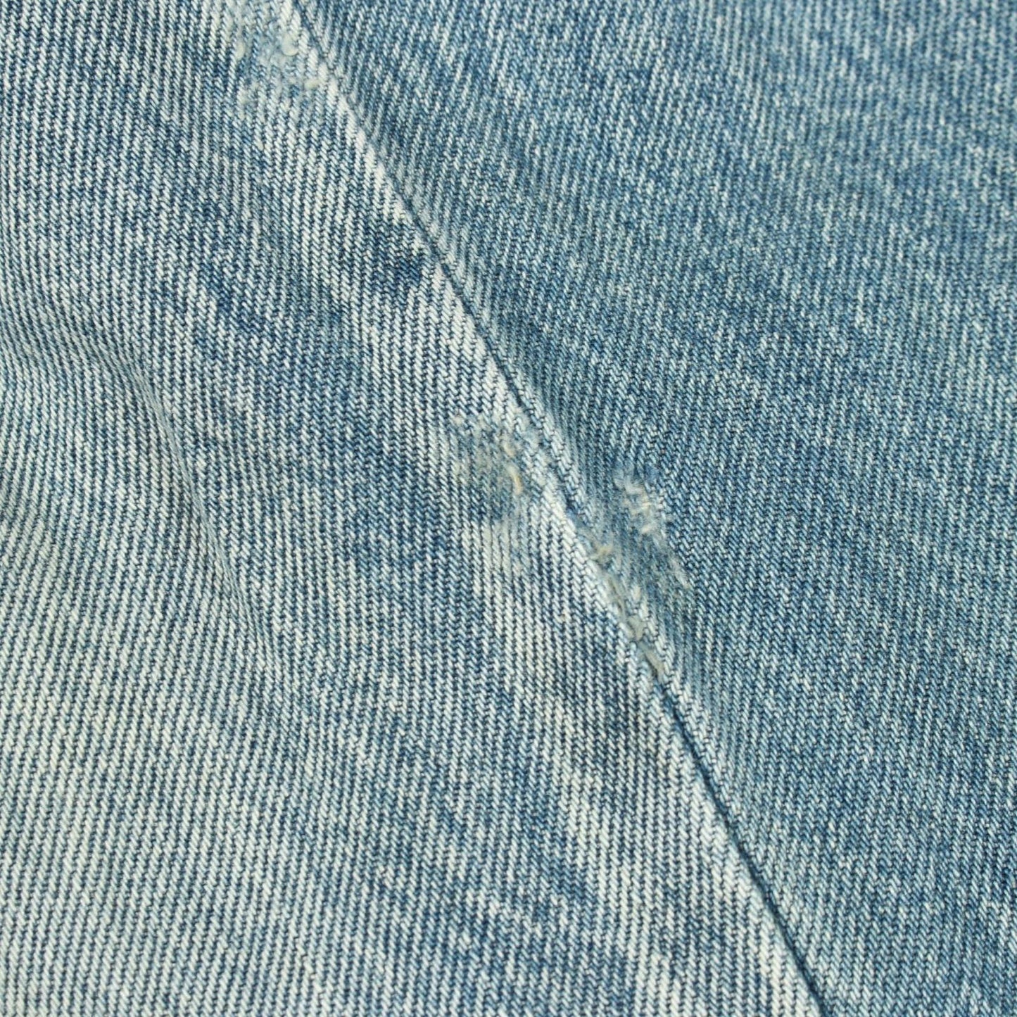 Balenciaga Denim Pants Vintage Wash Blue Gray Cotton — view 9