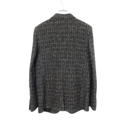 Saint Laurent Paris Tweed Sequin Black Jacket — view 2