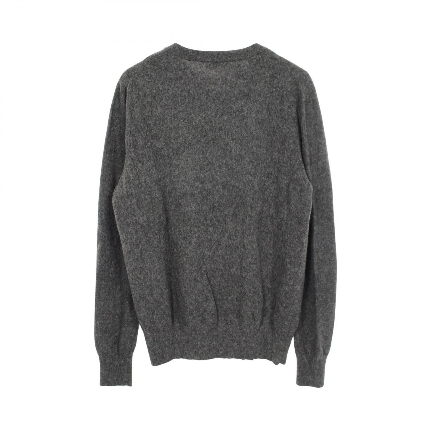 Dior Knit Judy Blame Logo Embroidery Gray Wool Sweater — view 2