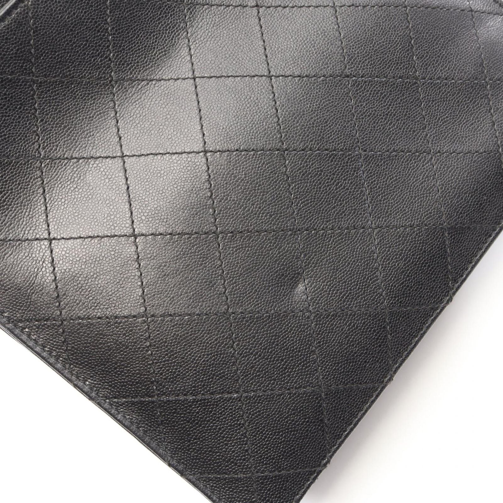 Chanel Handbag Quilted Black Calf — view 9