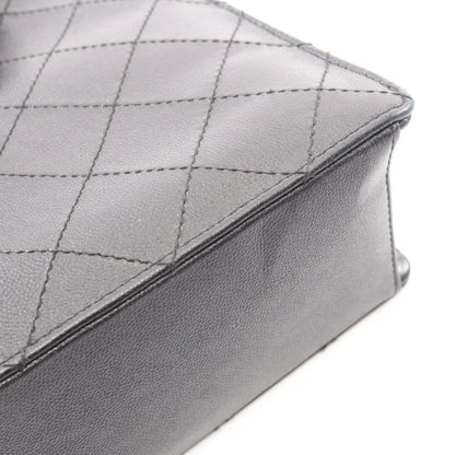 Chanel Handbag Quilted Black Calf — view 8