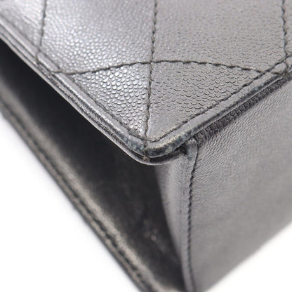 Chanel Handbag Quilted Black Calf — view 7