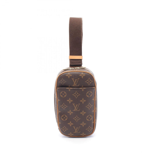 Louis Vuitton Waist Bag Pochette Gange Canvas Leather