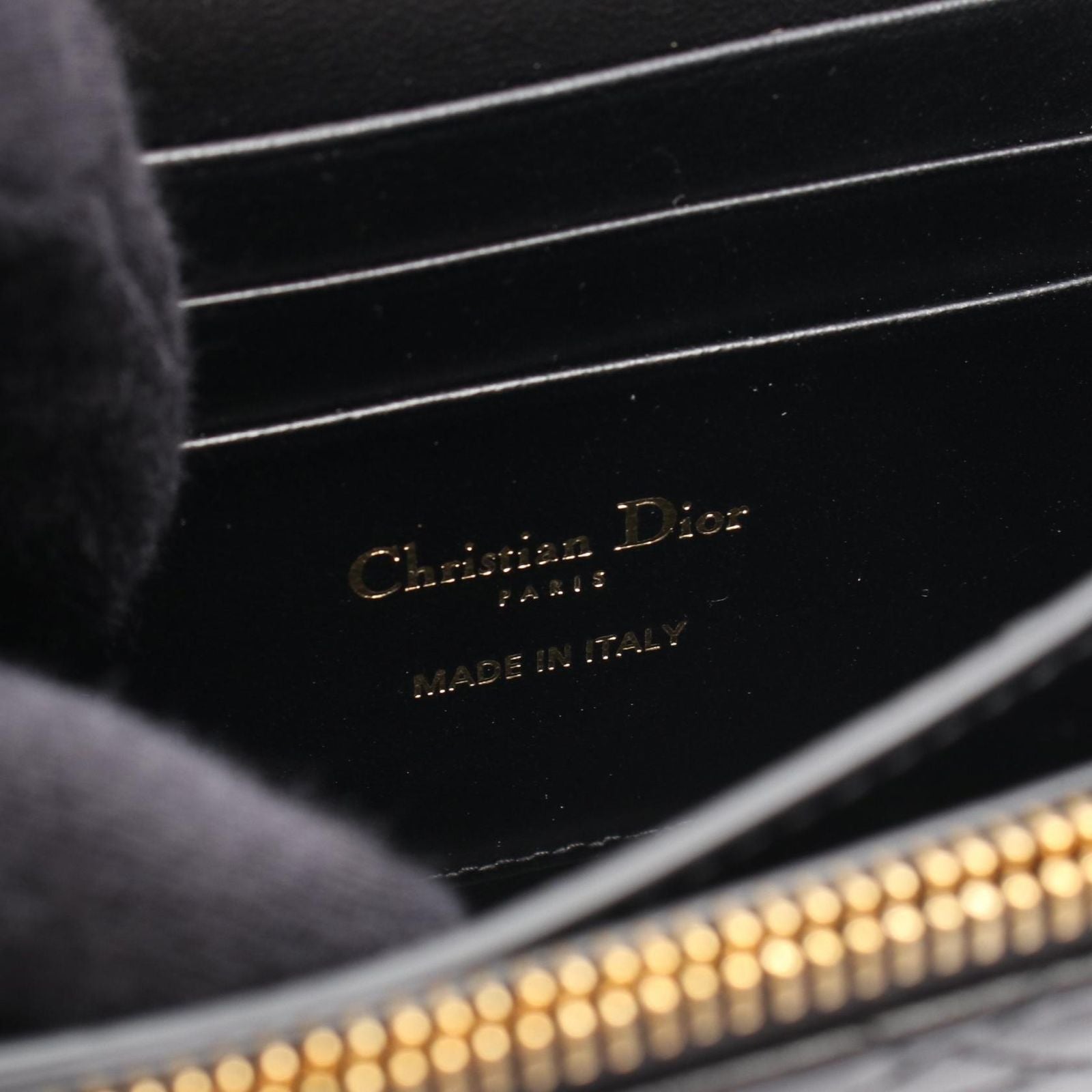 Dior Shoulder Bag Miss Caro Black Leather — view 4