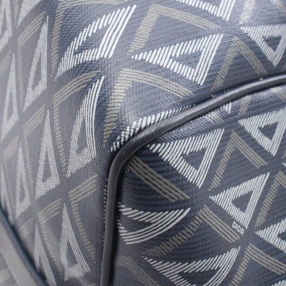 Dior Boston Bag Rango 50 CD Diamond 2-Way Navy Canvas Leather — view 8