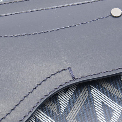Dior Boston Bag Rango 50 CD Diamond 2-Way Navy Canvas Leather — view 5