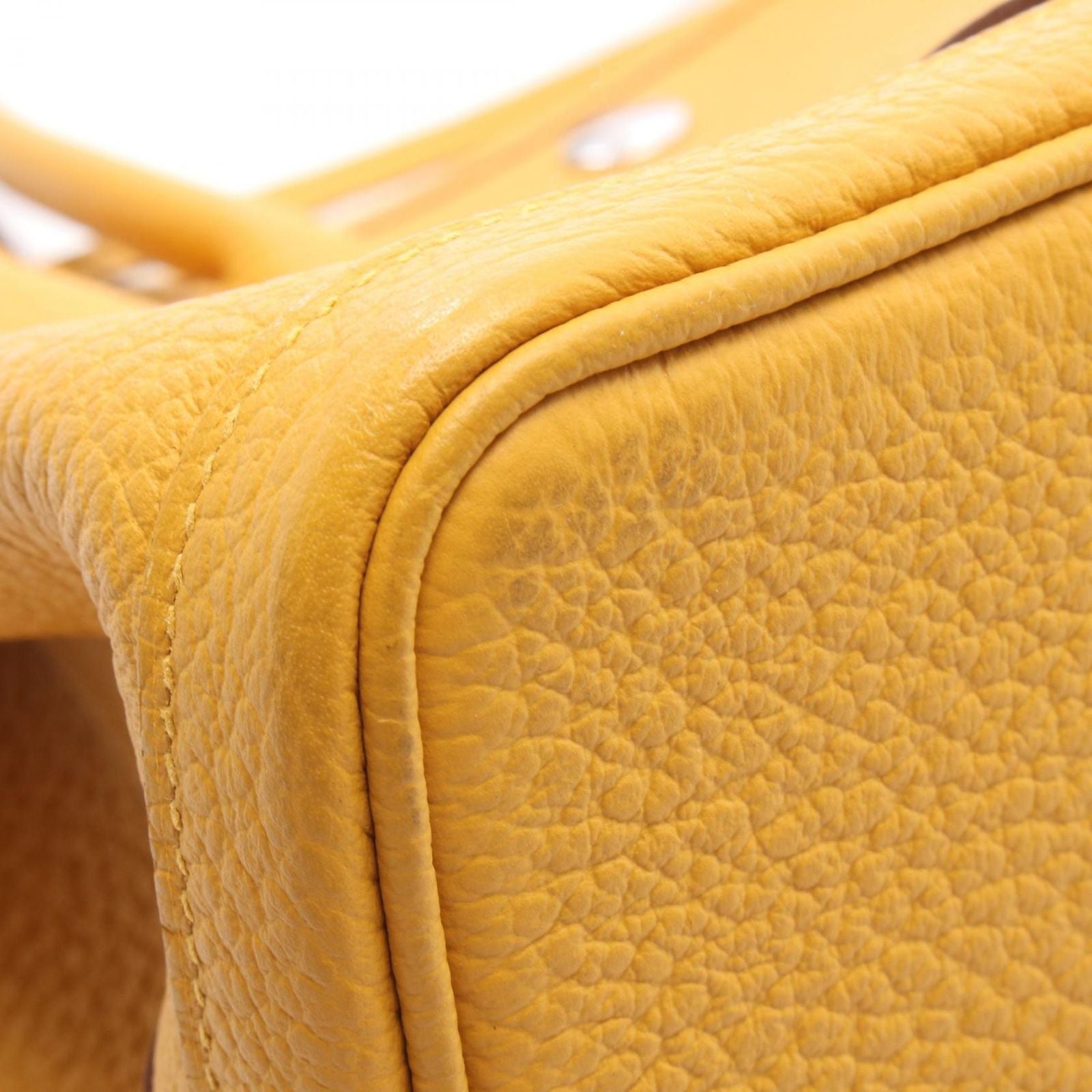 Hermes Tote Garden Party TPM Joan Ambre Leather — view 6