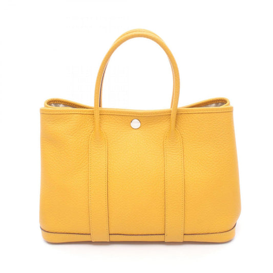 Hermes Tote Garden Party TPM Joan Ambre Leather
