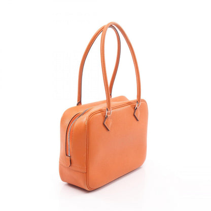 Hermes Handbag Mini Plume 20 Orange Leather Calf — view 2