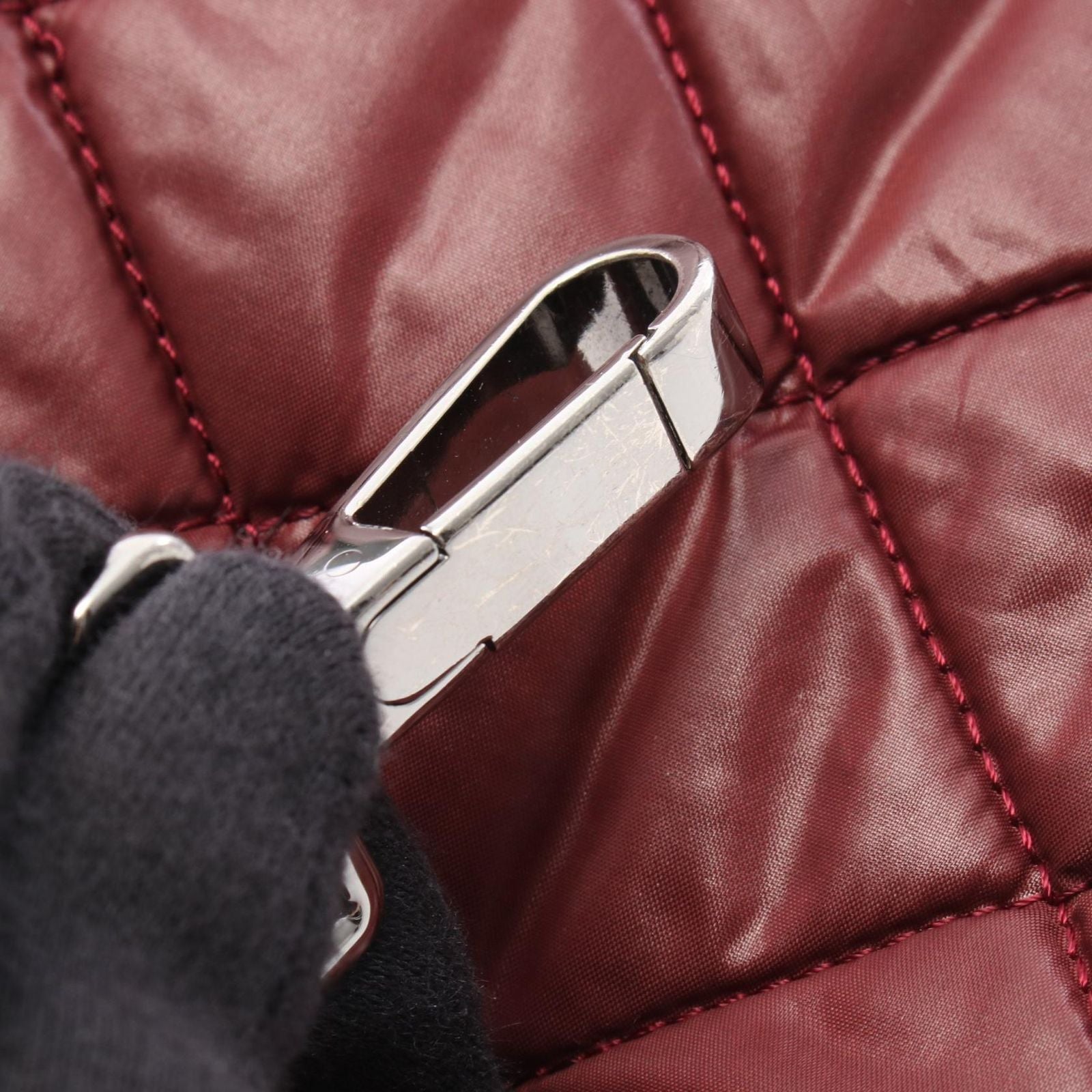 Chanel Tote Coco Cocoon MM Reversible Black Nylon Leather — view 8