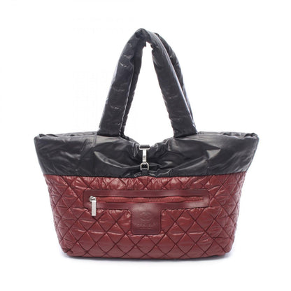 Chanel Tote Coco Cocoon MM Reversible Black Nylon Leather — view 6