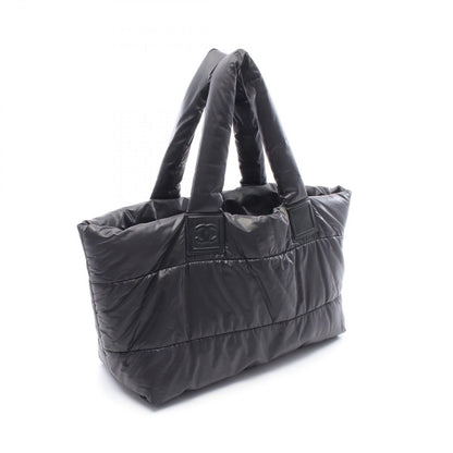 Chanel Tote Coco Cocoon MM Reversible Black Nylon Leather — view 2