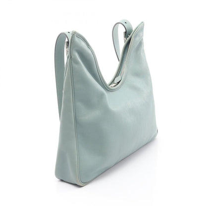 Hermes Shoulder Bag Masai Cut 32 Blue Green Leather Calf Aqua — view 2