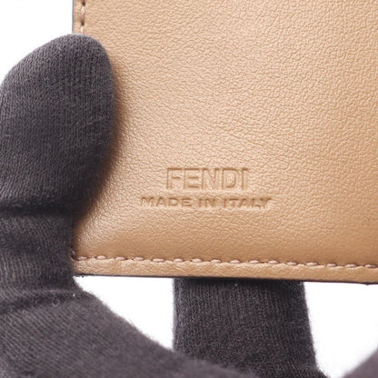 Fendi Trifold Wallet Baguette Zucca Brown Canvas — view 5