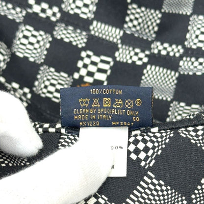 Louis Vuitton Hat Bonnet Disted Damier Cotton Black — view 7