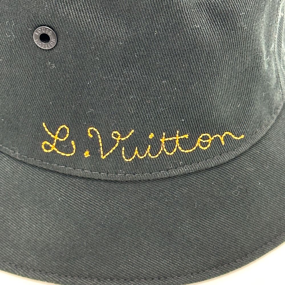 Louis Vuitton Hat Bonnet Disted Damier Cotton Black — view 4