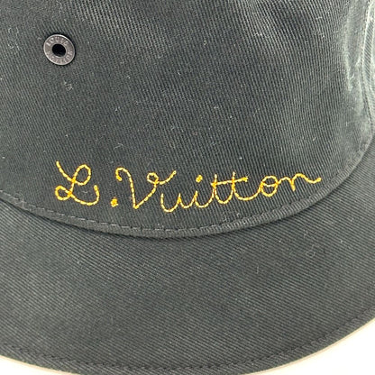 Louis Vuitton Hat Bonnet Disted Damier Cotton Black — view 4