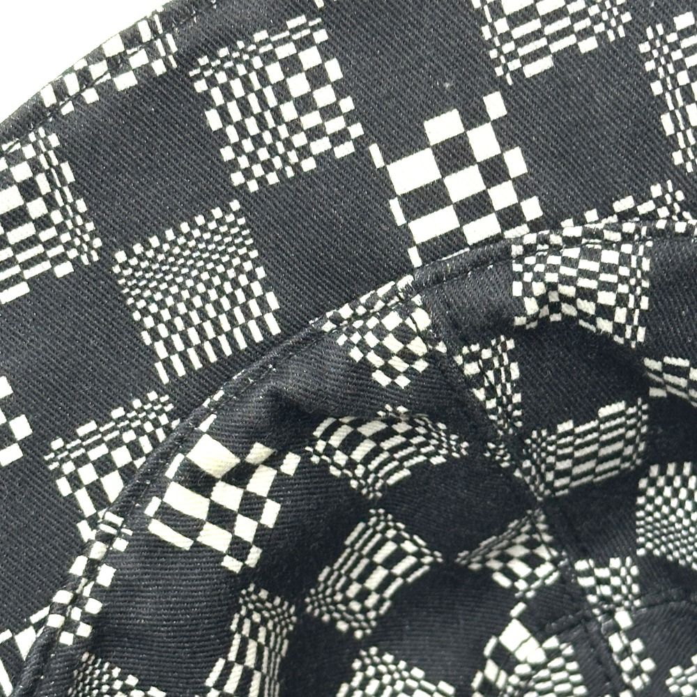 Louis Vuitton Hat Bonnet Disted Damier Cotton Black — view 8