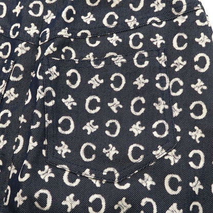 Celine Macadam Skirt Navy — view 6