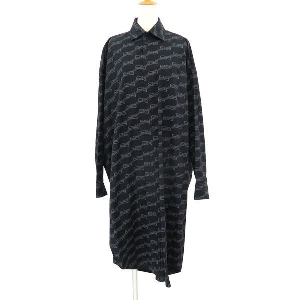 Balenciaga Shirt Dress Black