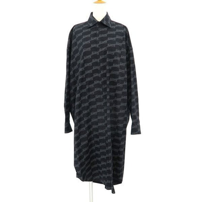 Balenciaga Shirt Dress Black