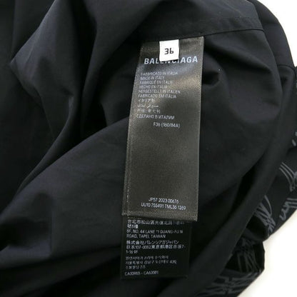 Balenciaga Shirt Dress Black — view 8