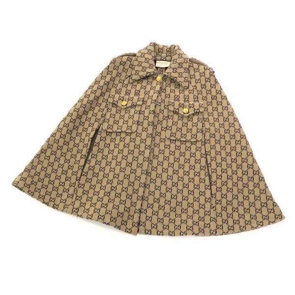 Gucci Poncho Cape & Ponchos Brown — view 3