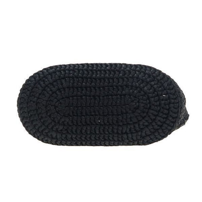 Prada Raffia Tote Black — view 5