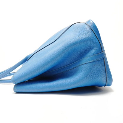 Hermes Tote Garden Party Vache Country Blue Royale — view 3