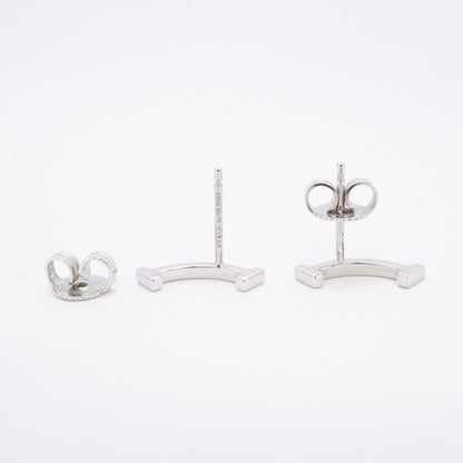 Tiffany & Co Earrings T Smile 18k White Gold — view 3
