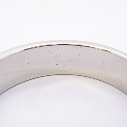 Hermes Bangle Clic Clac PM Metal Silver Orange Bracelet — view 8