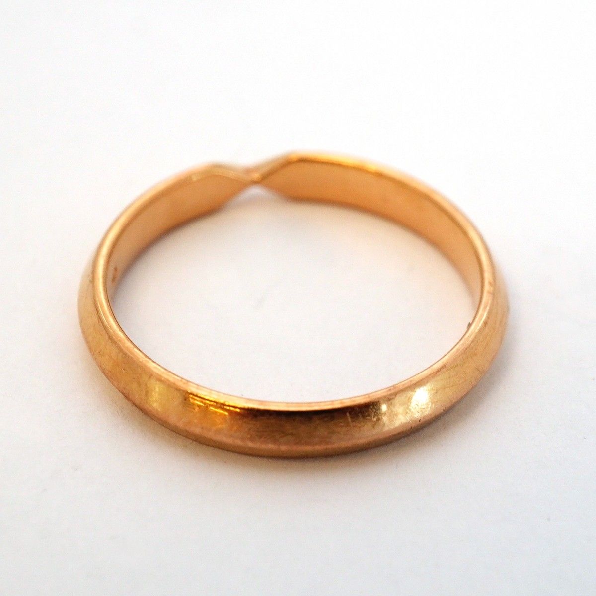 Tiffany & Co Ring Nesting Narrow 18k Pink Gold — view 7