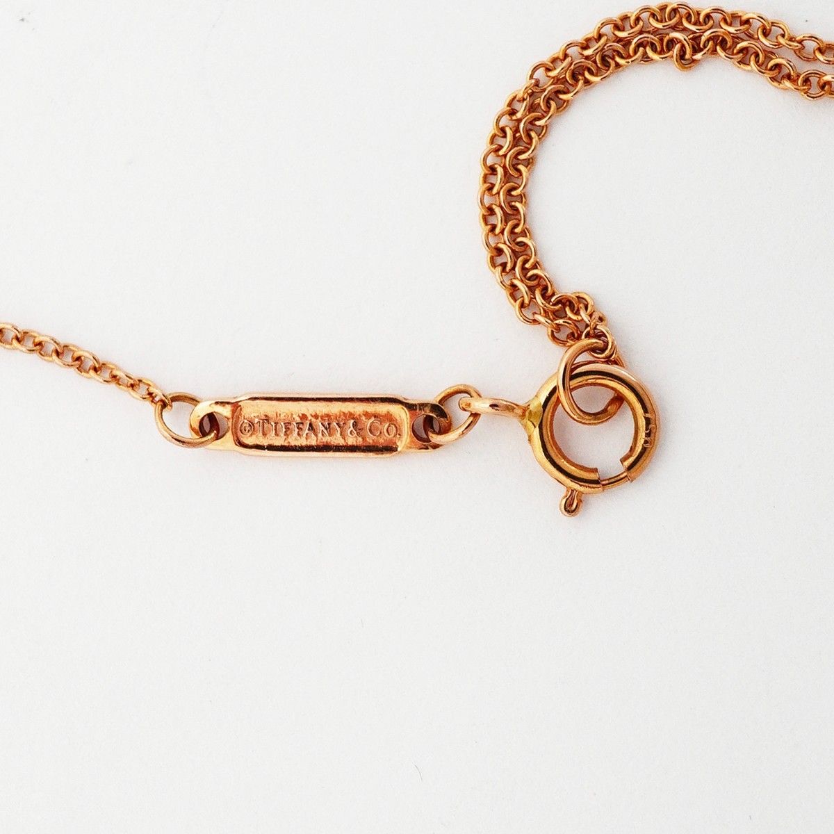 Tiffany & Co Necklace T-smile Mini 18k Pink Gold — view 4