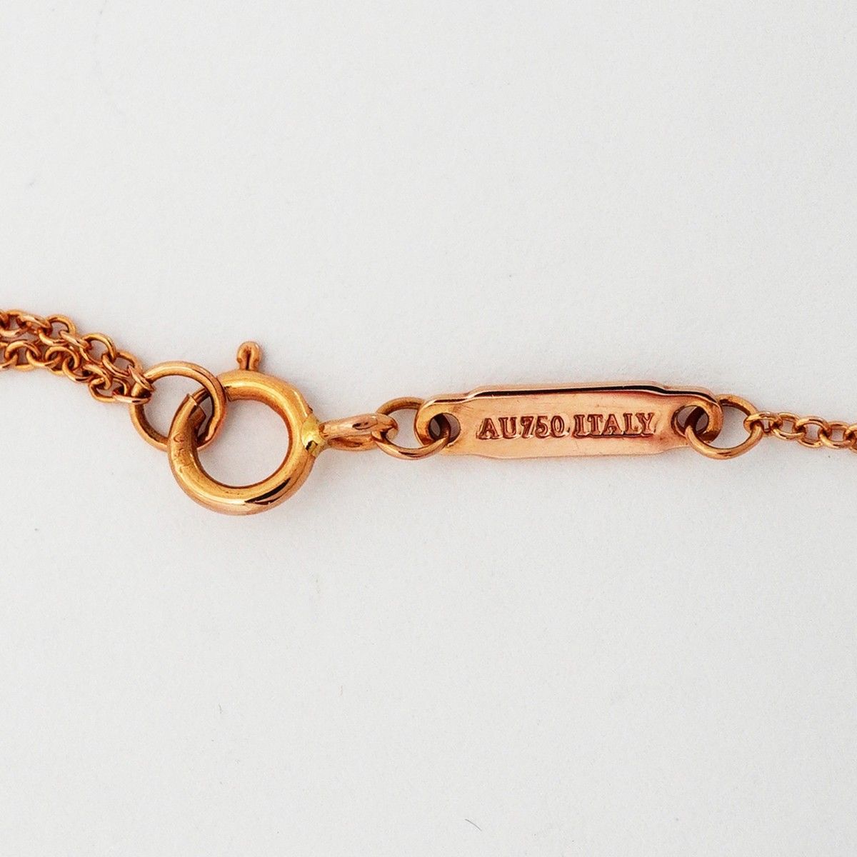 Tiffany & Co Necklace T-smile Mini 18k Pink Gold — view 5